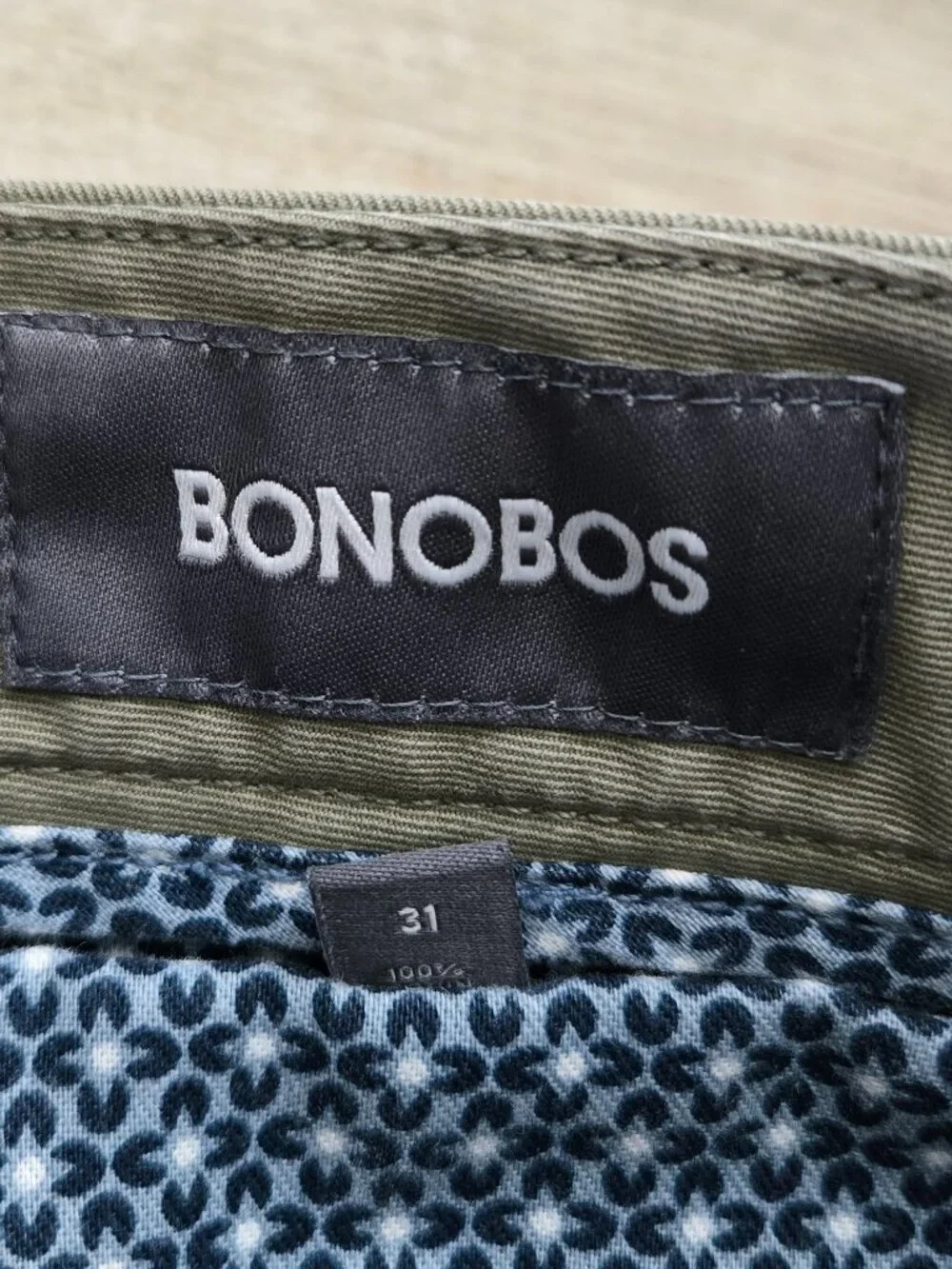 Bonobos Olive Flat Front Men's Shorts